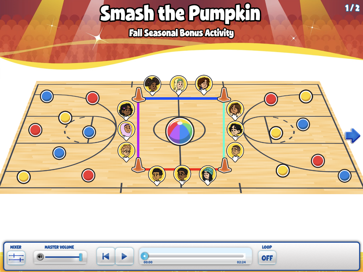 Screenshot of Smash the pumpkin